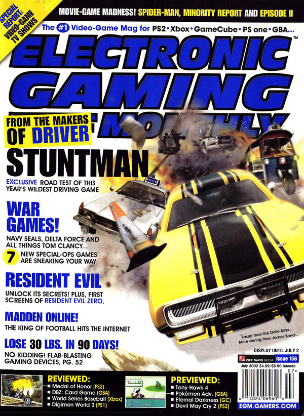 Electronic Gaming Monthly Issue 156 (July 2002) cover